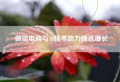 微信电商与AI技术助力腾讯增长