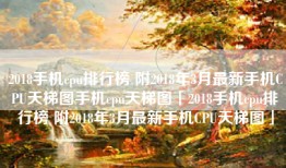2018手机cpu排行榜 附2018年3月最新手机CPU天梯图手机cpu天梯图「2018手机cpu排行榜 附2018年3月最新手机CPU天梯图」