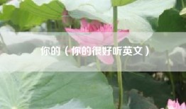 你的（你的很好听英文）