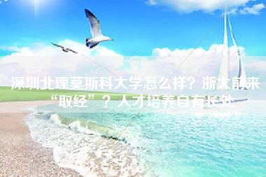 深圳北理莫斯科大学怎么样？浙大前来“取经”？人才培养自有长处